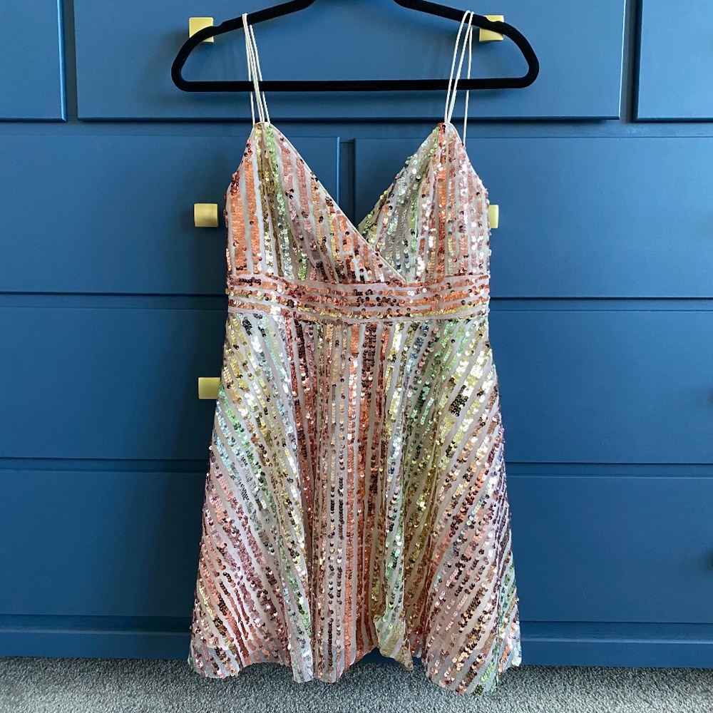 ASOS  sequin mini cocktail dress